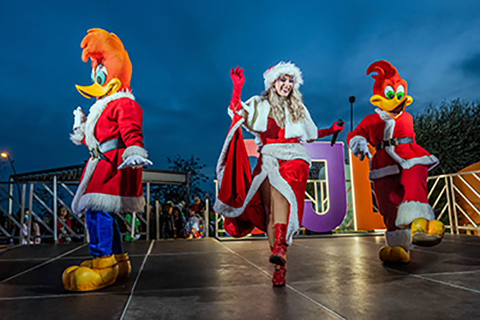 Acte Encesa de llums de Nadal a l'Hospital Sant Joan de Déu, Barcelona. Amb la participació de la Fundació PortAventura World. 14/12/22 Fotografies Gemma Miralda