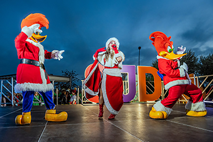 Acte Encesa de llums de Nadal a l'Hospital Sant Joan de Déu, Barcelona. Amb la participació de la Fundació PortAventura World. 14/12/22 Fotografies Gemma Miralda